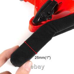 2X 2 Red Universal 4 Point Safety Harness Racing Seat Belts For ATV UTV Go-Kart