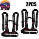 2X 3 Racing Seat Belt Harness 4 Point Quick Release Shoulder Pad for ATV UTV