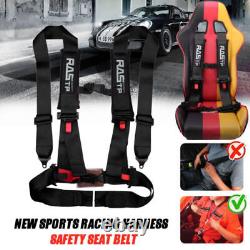 2X 3 Racing Seat Belt Harness 4 Point Quick Release Shoulder Pad for ATV UTV