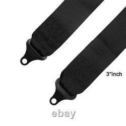 2X 3 Racing Seat Belt Harness 4 Point Quick Release Shoulder Pad for ATV UTV