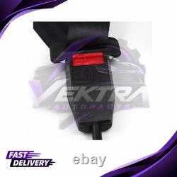 2 Car Black Universal Durable Adjustable Front Seat Belt Harness For Volkswagen