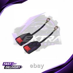 2 Car Black Universal Durable Adjustable Front Seat Belt Harness For Volkswagen