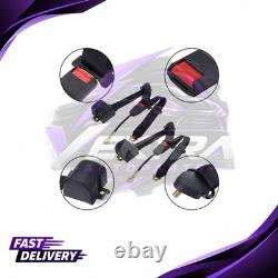 2 Car Black Universal Durable Adjustable Front Seat Belt Harness For Volkswagen 2 Car Black Universal Durable Adjustable Front Seat Belt Harness For Volkswagen