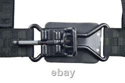 2 Inch Racing Harness Floor Mount 3 Point Y Seat Belt Black Checkerboard