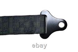 2 Inch Racing Harness Floor Mount 3 Point Y Seat Belt Black Checkerboard