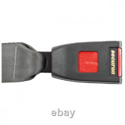 2 Point Lap Seat Belt for Motorhome Adjustable Safety Strap In Grey