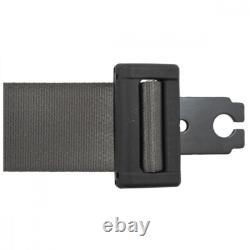 2 Point Lap Seat Belt for Motorhome Adjustable Safety Strap In Grey