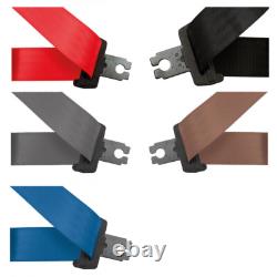 2 Point Lap Seat Belt for Motorhome Adjustable Safety Strap In Grey