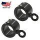 2 Seat Belt Harness Resistant Snap-In 1-3/4 Bar Clamp Eye Bolt Mounting Bracket