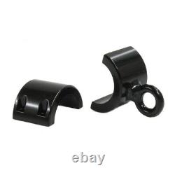 2 Seat Belt Harness Resistant Snap-In 1-3/4 Bar Clamp Eye Bolt Mounting Bracket