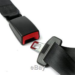 2 Sets Adjustable Seat Safety Belt Harness Car Truck Lap Belt Universal 3 Point