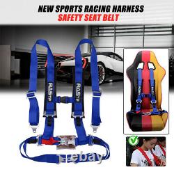 2 Universal 4 Point Sport Quick Release Safety Seat Belt Harness Racing Car