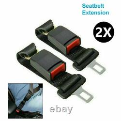 2x 30-70cm Universal Seatbelt Extension Safety Adjustable Strap Harnesses Buckle