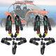 2x 5 Point Cam Lock Racing Harness Seat Belts For Can-Am Polaris ATV Kart Black