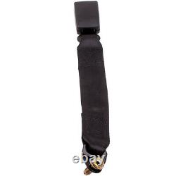 2x Black 3 Point Harness Safety Belt Seat Belt Retractable Universal