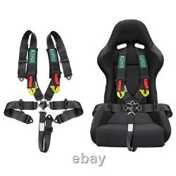 2x Racing Harness 5 Point Seat Belt Universal For ATV UTV Race Car Quick Release