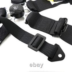 2x Racing Harness 5 Point Seat Belt Universal For ATV UTV Race Car Quick Release