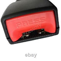 2x Retractable 3 Point Safety Seat Belt Straps Car Vehicle Adjustable Belt Kit