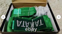 2x Takata 4 Point Snap-On 3 w Camlock Racing Seat Belt Harness Green Expedite