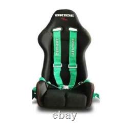2x Takata 4 Point Snap-On 3 w Camlock Racing Seat Belt Harness Green Universal