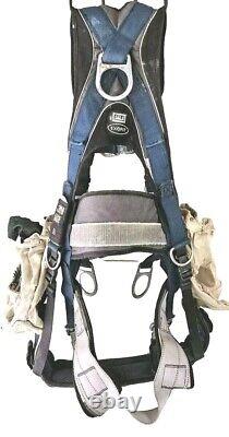 3M DBI-SALA EXOFIT FULL BODY HARNESS FALL PROTECTION 1108651 Med BELT WithSeat