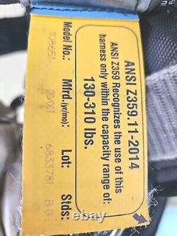 3M DBI-SALA EXOFIT FULL BODY HARNESS FALL PROTECTION 1108651 Med BELT WithSeat