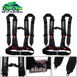 3 4 Point Racing Harness Camlock Quick Release Seat Belt Buckle Black ATV UTV