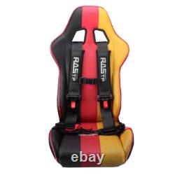 3 4 Point Racing Harness Camlock Quick Release Seat Belt Buckle Black ATV UTV