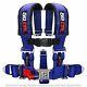 3'' 5 Point Harness Seat Belt Polaris Can-am Sand Rail Buggy Blue Trophy Truck