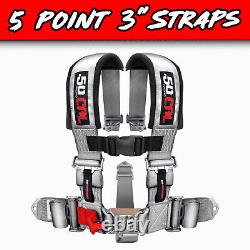 3 5 Point Safety Harness Seat Belt Universal Fit, UTV, Sand Rail, 4x4, RZR, X3