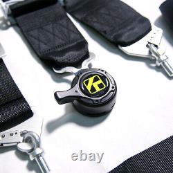 3 KYOSTAR New Sabelt 5-Point Camlock Quick Release Racing Seat Belt Harness