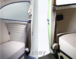 3 Point Black Seat Belts Pair for Old Beetle T1 T2 Bus Karmann Ghia Bug Kafer