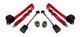 3 Point Red Seat Belts Pair for Porsche 911 912 914 356
