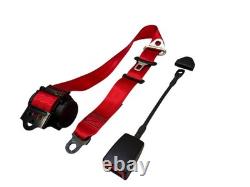 3 Point Red Seat Belts Pair for Porsche 911 912 914 356