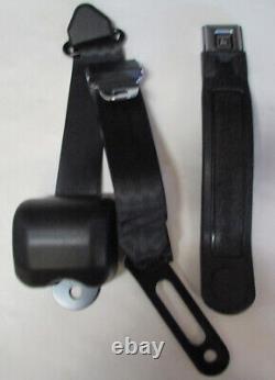 3 Point Retractable Seat Belt Lap With Harness, Mark Of Excellence, Bucket, Black