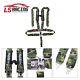 3 Universal Camouflage 5 Point Camlock Quick Release Racing Car Belt Harness