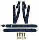 3 Wide Straps Universal 4 Point Camlock Quick Release Race Seat Belt Harness