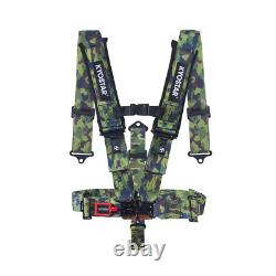 3 inch Sabelt 5-Point Camlock Quick Release Racing Seat Belt Harness camouflage