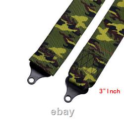 3inch 4 Point Sport Quick Release Safety Seat Belt Harness for Racing Car Camo