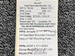 4089-1-011-8060 (Alt 12491-001) Amsafe Seat Belt Shoulder Harness LH w Mount