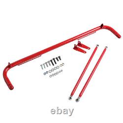 48 Harness Bar Kit Stainless Steel Racing Safety Seat Belt Roll Rod Bar Red
