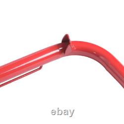 48 Harness Bar Kit Stainless Steel Racing Safety Seat Belt Roll Rod Bar Red