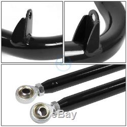 49Universal Racing Seat Belt Harness Bar Adjustable Chassis Support Rod Black
