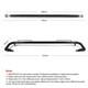 49 Black Stainless Steel Racing Safety Chassis Seat Belt Roll Harness Bar Rod