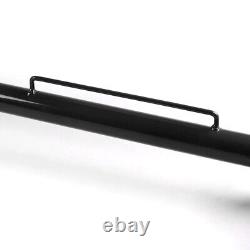 49 Black Stainless Steel Racing Safety Chassis Seat Belt Roll Harness Bar Rod