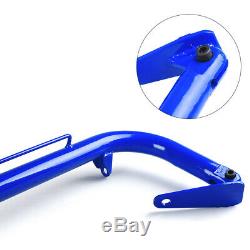 49 Blue Universal Stainless Steel Racing Safety Seat Belt Roll Harness Bar Rod
