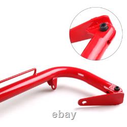 49 Car Stainless Steel Racing Safety Seat Belt Chassis Roll Harness Bar Rod Red