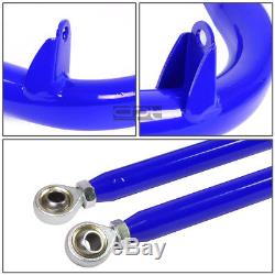 49 Coated Steel Racing Safety Seat Belt Chassis Roll Harness Bar/tie Rod Blue