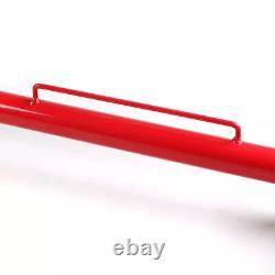 49 Red Stainless Steel Racing Safety Chassis Seat Belt Roll Harness Bar Rod