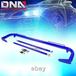 49 Stainless Racing Protection Safety Seat Belt Chassis Harness Bar Rod Blue
